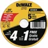 DEWALT abrasive cut off wheel for angle grinder metal cutting