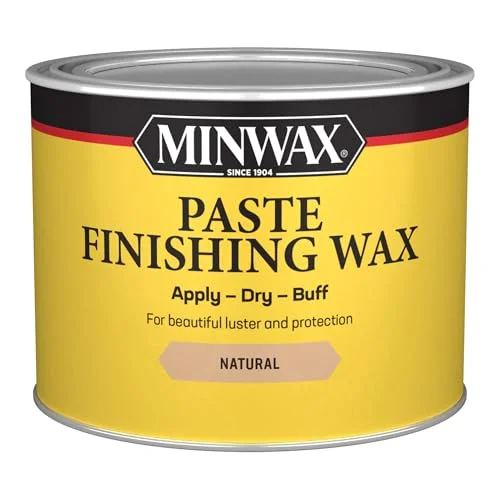 Minwax paste finishing wax, natural