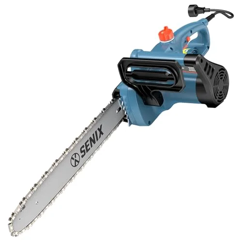 SENIX Electric Chainsaw, 14-Inch Corded Chainsaw, CSE10-L