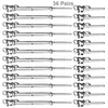 WAYSKA T316 stainless steel cable railing kit with 36 pairs of hardware