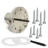 BMWOOD 3 inch lathe faceplate with screw chuck and mounting screws