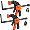 Horusdy track saw clamps, 2 pack