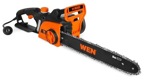 WEN CP1014 Electric Chainsaw, Corded, 10-Amp, 14-Inch