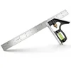 Micymedo 12-inch adjustable combination square with bubble level for marking lumber cuts