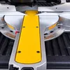 Zero clearance throat plate insert for 12-inch miter saws