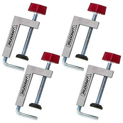Milescraft universal fence clamp set for securing workpiece