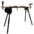 WEN MSA330 collapsible rolling miter saw stand with onboard outlets