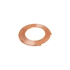 Copper tubing coil for wood burning pool heater heat exchanger