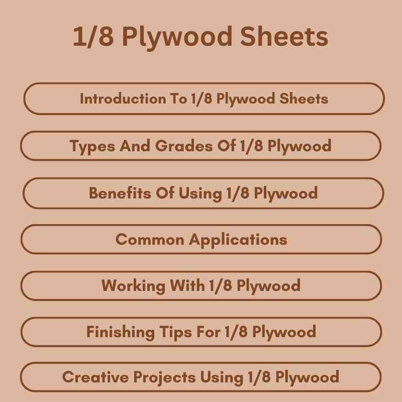 18 Plywood Sheets