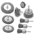 VIDICA 9 piece wire brush set for drill