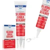 Clear 100% silicone caulk and sealant, waterproof