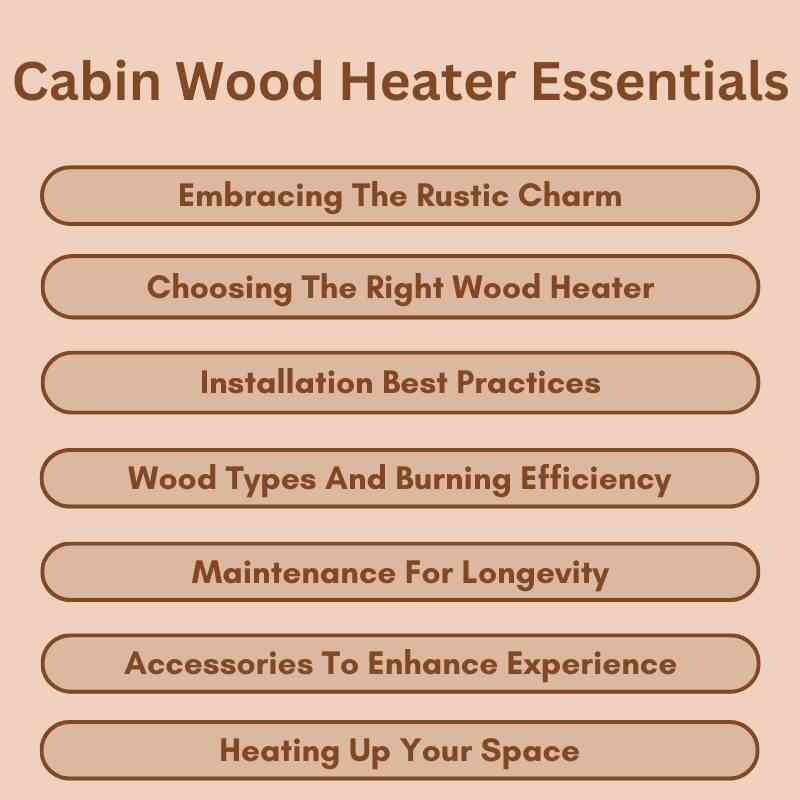Cabin Wood Heater Essentials