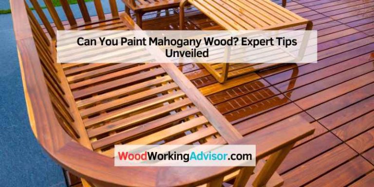 Can You Paint Mahogany Wood
