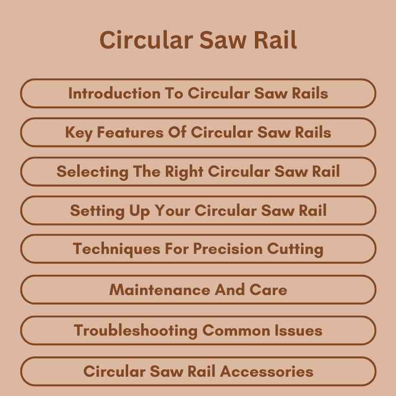 Circular Saw Rail