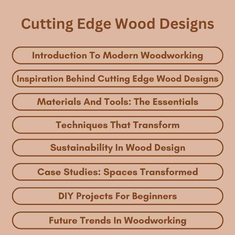 Cutting Edge Wood Designs