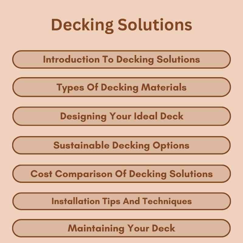 Decking Solutions