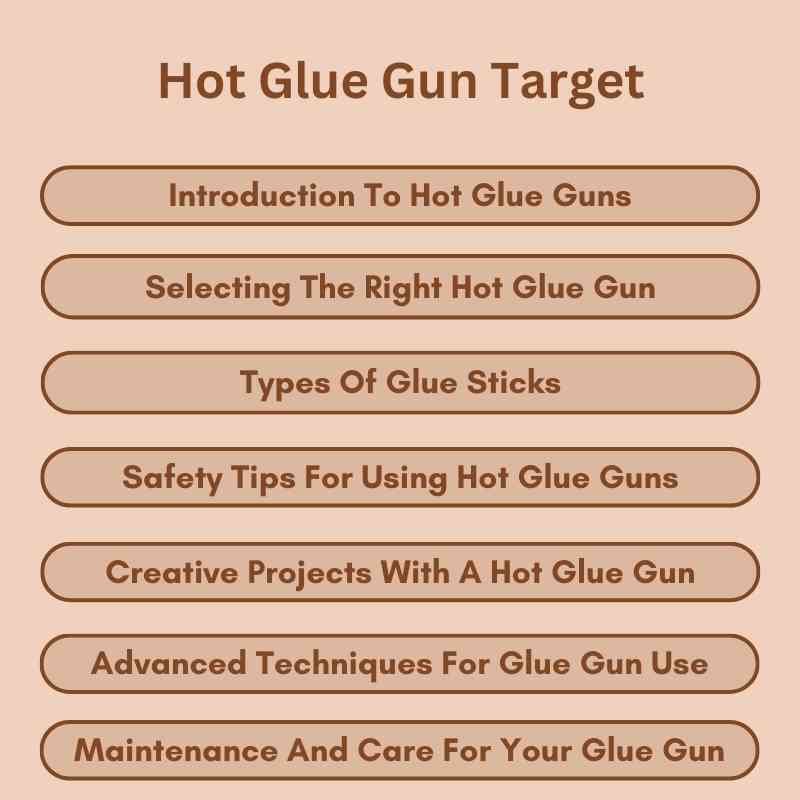 Hot Glue Gun Target