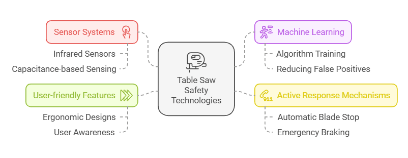 How Do Table Saws Detect Fingers