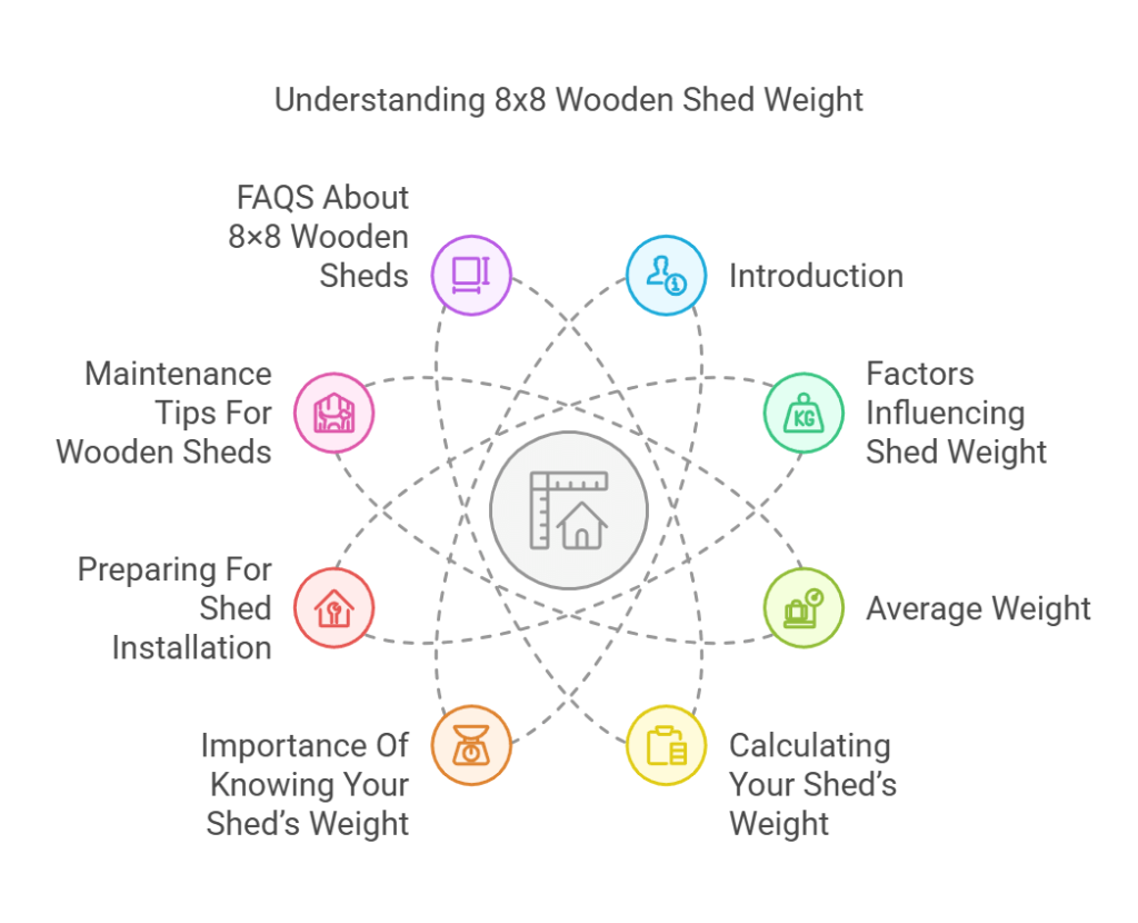 How Much Does an 8X8 Wooden Shed Weigh