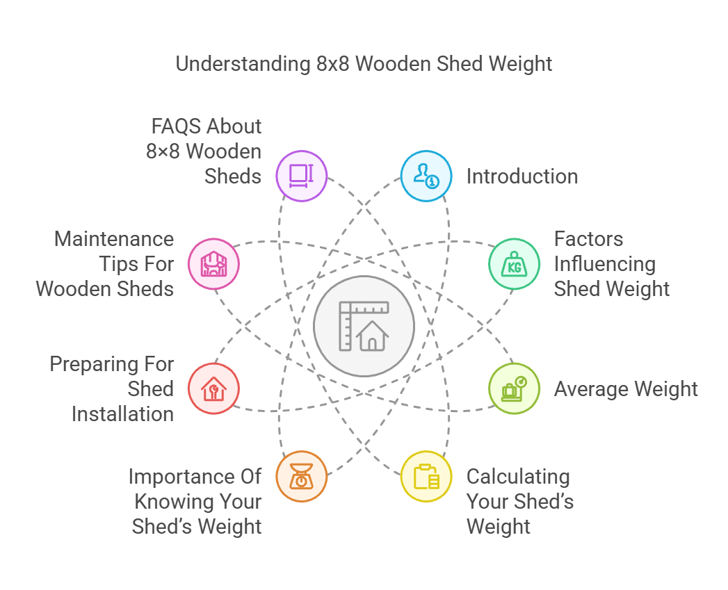 How Much Does an 8X8 Wooden Shed Weigh