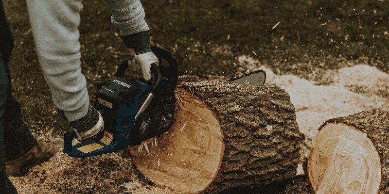 knife scoring a straight cutting line on a wood board before snapping knife scoring a straight cutting line on a wood board before snapping
