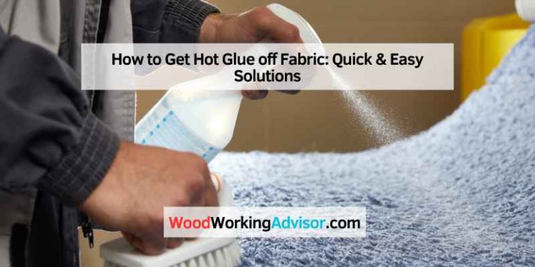 How to Get Hot Glue off Fabric