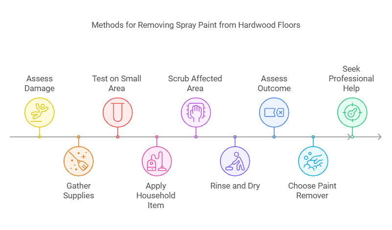 How to Safely Remove Spray Paint from Hardwood Floors