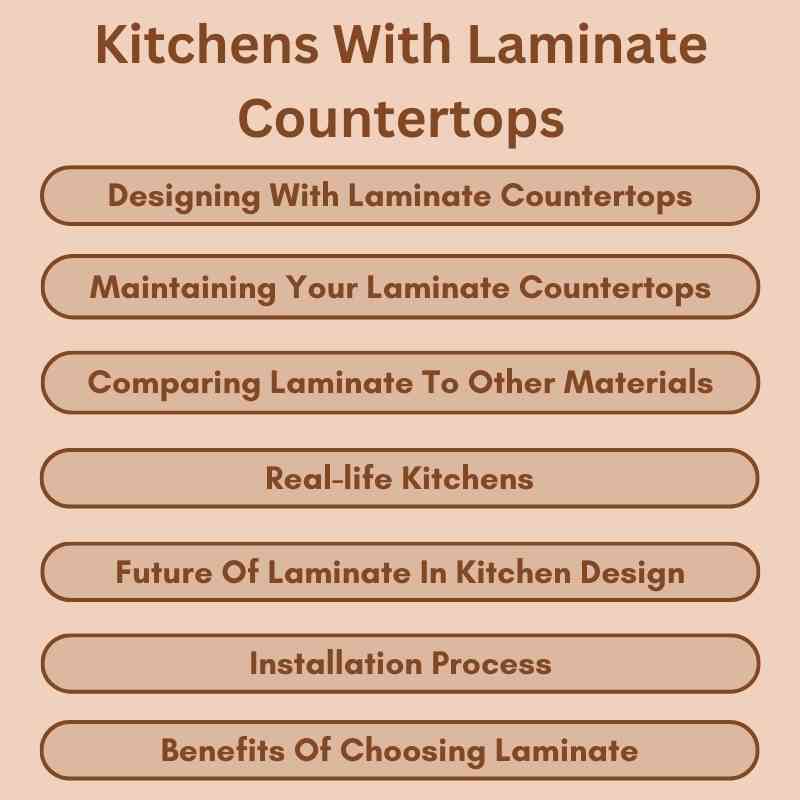 Kitchens With Laminate Countertops