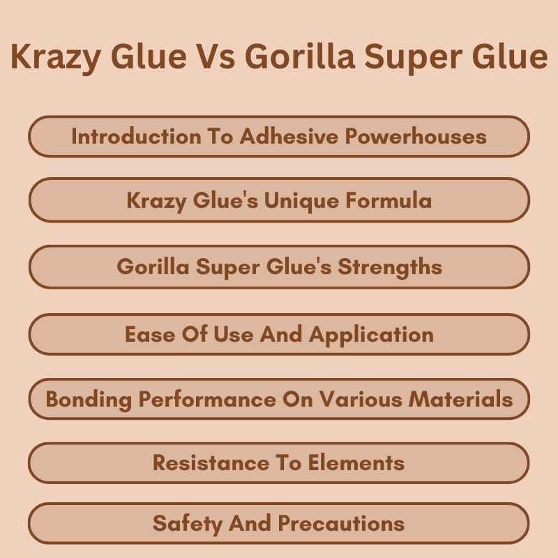 Krazy Glue Vs Gorilla Super Glue