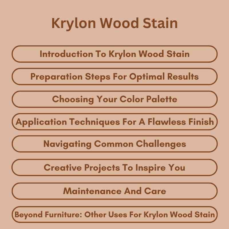 Krylon Wood Stain