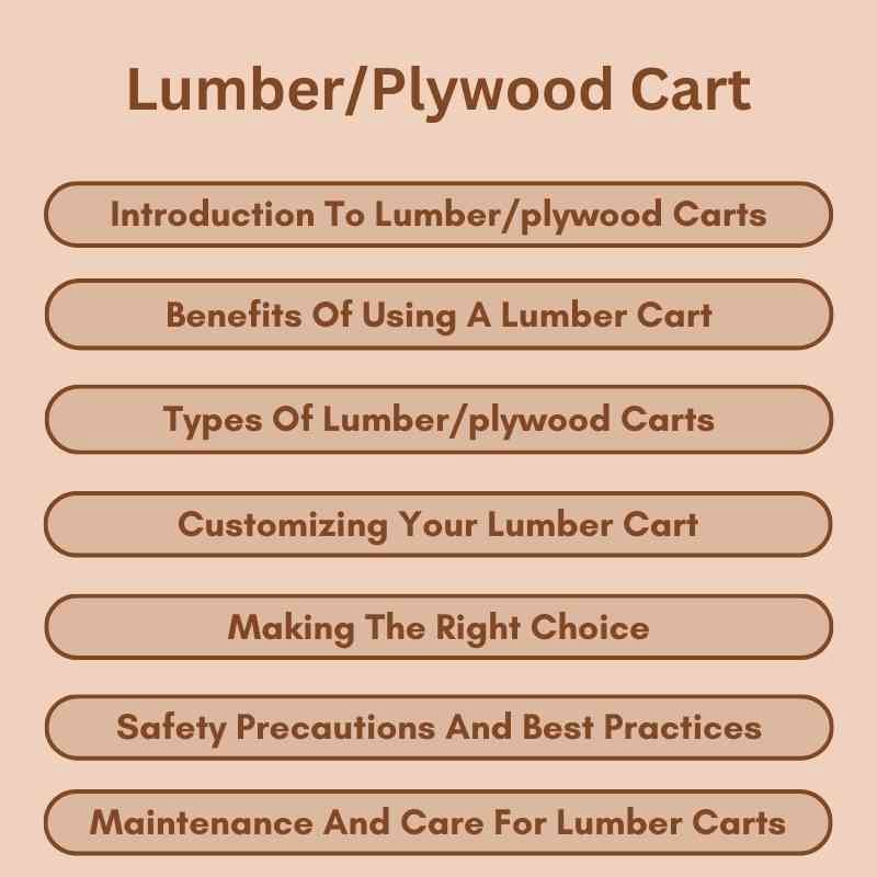LumberPlywood Cart
