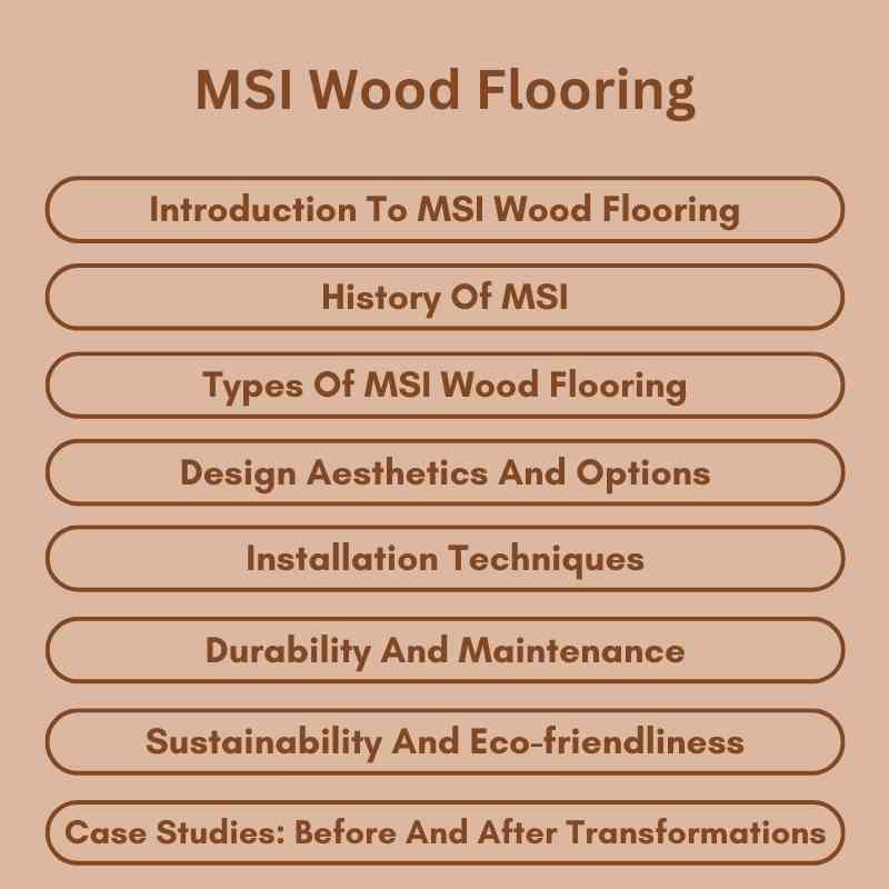 MSI Wood Flooring: Transform Your Space with Elegance