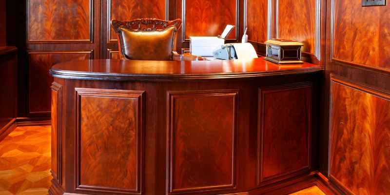 Mahogany Wood Rosettes