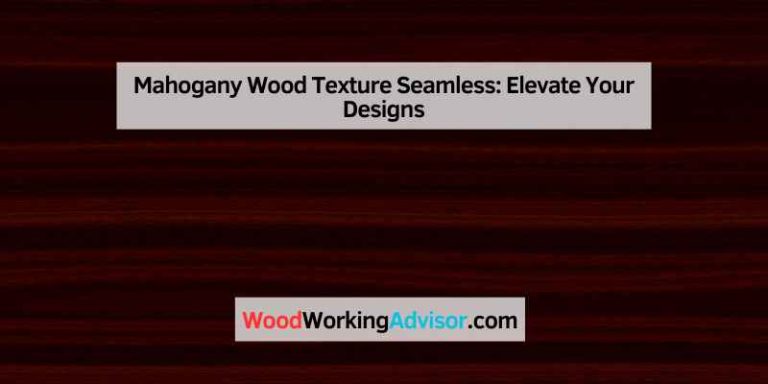 Mahogany Wood Texture Seamless