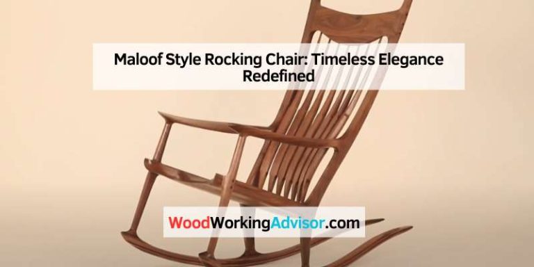 Maloof Style Rocking Chair