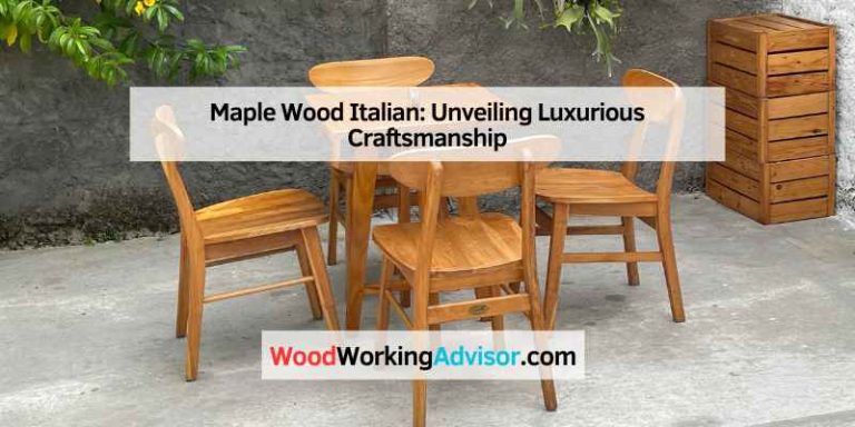 Maple Wood Italian