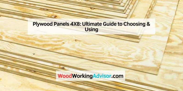 Plywood Panels 4X8