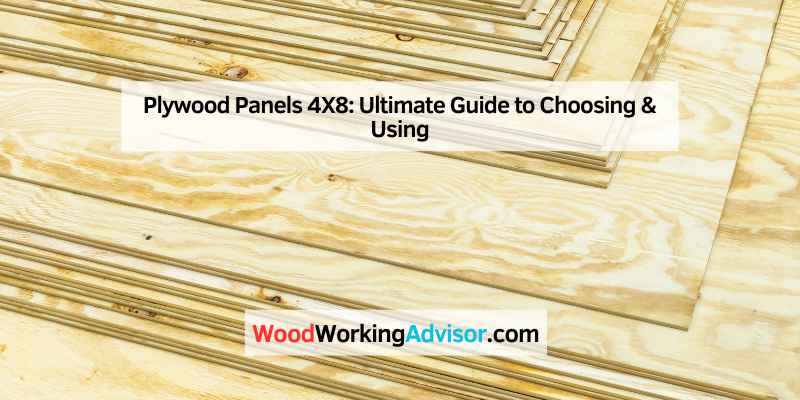 Plywood Panels 4X8