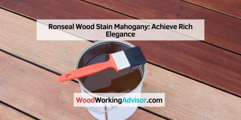 Ronseal Wood Stain Mahogany