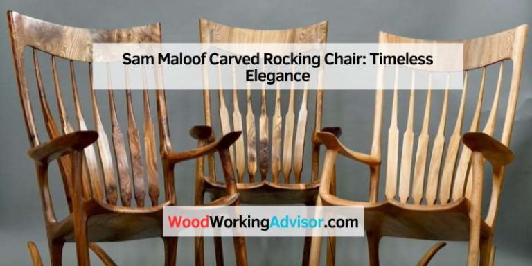 Sam Maloof Carved Rocking Chair