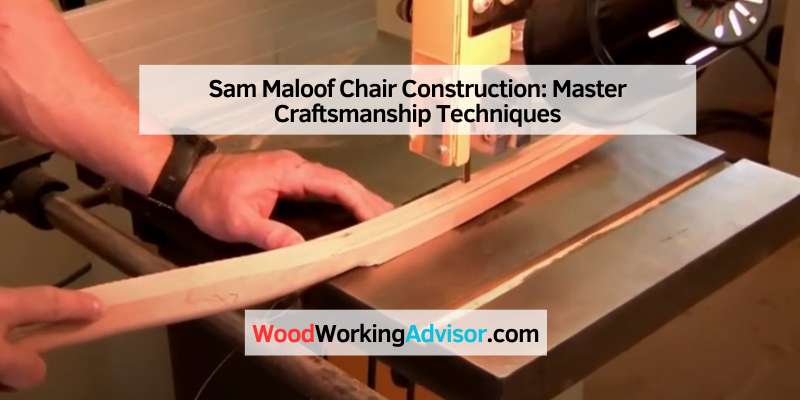 Sam Maloof Chair Construction