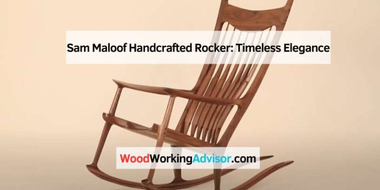 Sam Maloof Handcrafted Rocker