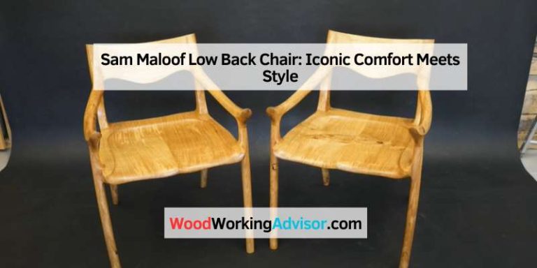 Sam Maloof Low Back Chair