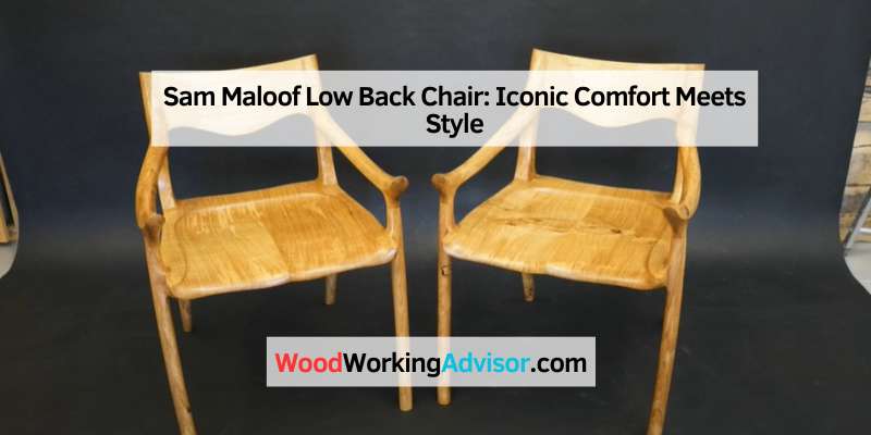 Sam Maloof Low Back Chair
