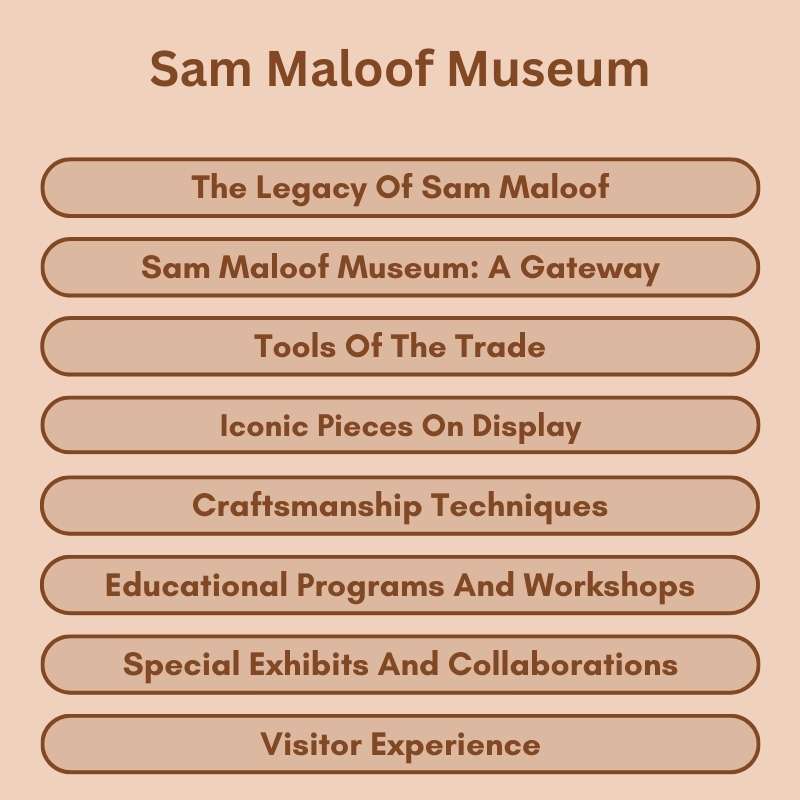 Sam Maloof Museum