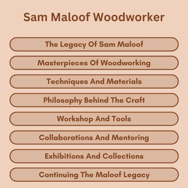Sam Maloof Woodworker