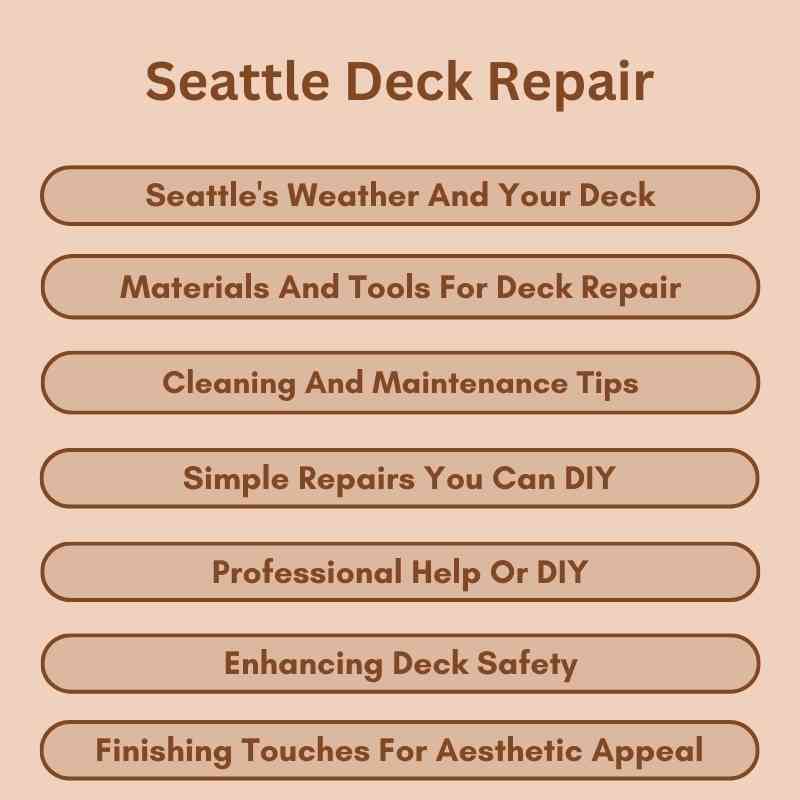 Seattle Deck Repair