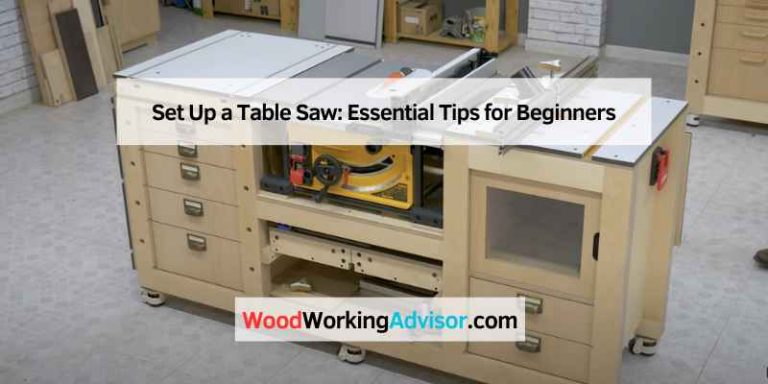 Set Up a Table Saw