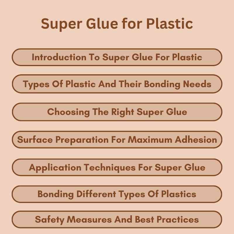 Super Glue for Plastic
