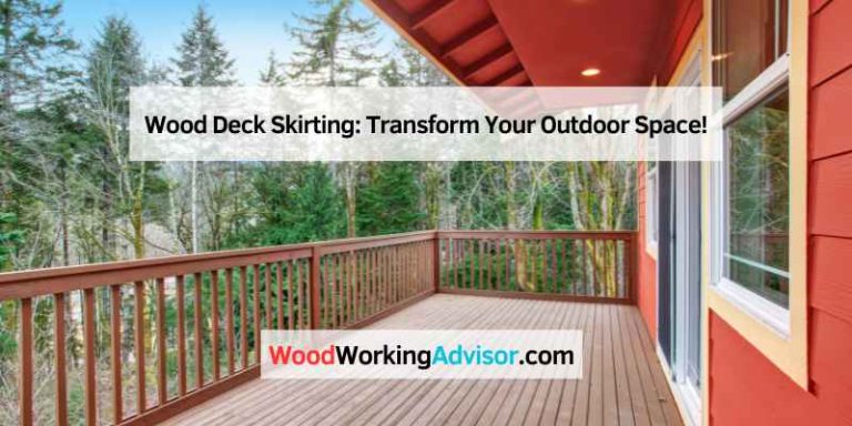 Wood Deck Skirting